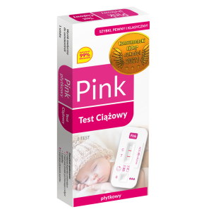 Test Ciążowy PINK płytkowy, 1 szt.