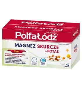 Magnez Skurcze + Potas, tabl., 40 szt
