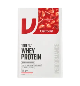 OstroVit 100% Whey Protein, proszek, kremowa truskawka, 700 g