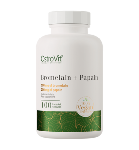 OstroVIt Bromelaina + Papaina, kapsułki, 100 szt.
