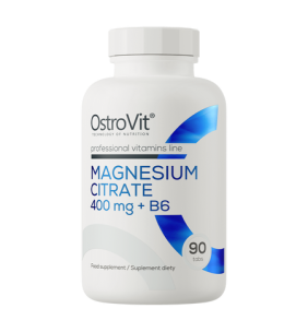 OstroVit, Magnesium Citrate 400 mg + B6, 90 szt.