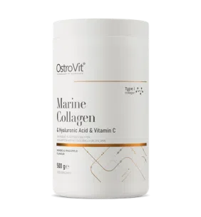 OstroVit, Kolagen Morski + Kwas Hialuronowy + Witamina C, 500 g