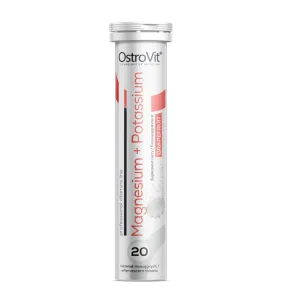 OstroVit, Magnez + Potas 20 tabletek musujących, grejpfrut