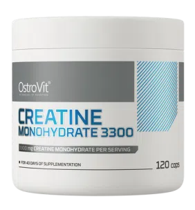 OstroVit, Monohydrat Kreatyny 3300 mg, kapsułki, 120 szt.