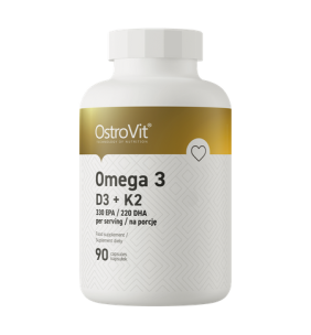 OstroVit,  Omega 3 D3 + K2, kapsułki, 90 szt.