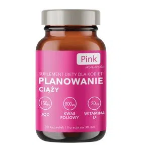 PINK Mama, Planowanie ciąży, kapsułki miękkie, 30 szt.