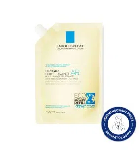 La Roche-P Lipikar Huile Lavante AP+, olejek myjacy, 400ml, refill