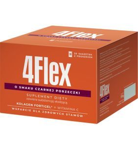 4 Flex czarna porzeczka, proszek, 30 saszetek