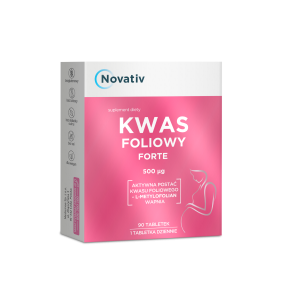 Novativ Kwas foliowy forte, tabl., 90 szt