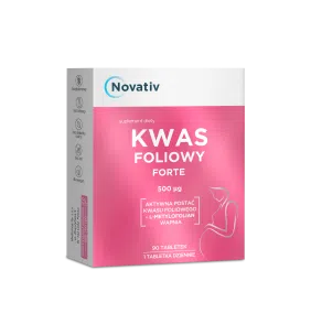 Novativ Kwas foliowy forte, tabl., 90 szt