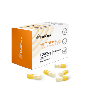 PellCore Witamina C SR+ bioflawonoidy, kaps.twarde, 60 szt