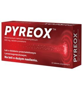 Pyreox, 500 mg, tabletki powlekane, 10 szt.