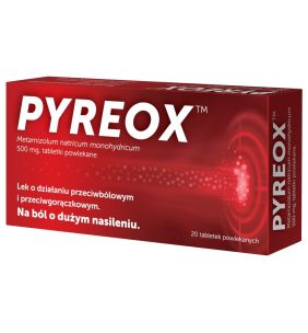 Pyreox, 500 mg, tabletki powlekane, 20 szt.