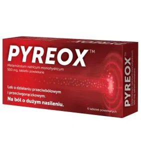 Pyreox, 500 mg, tabl. powl., 6 szt.