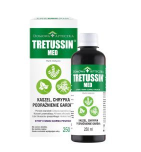 Tretussin Med, syrop o smaku czarnej porzeczki, 250 ml