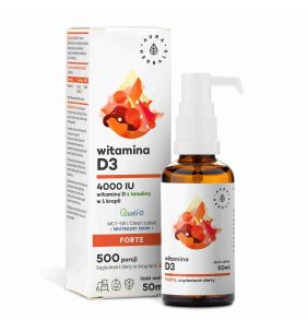 Witamina D3 4000 IU, MCT, krople, 50 ml
