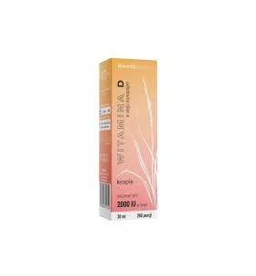 Witamina D w oleju konopnym, krople, 30 ml