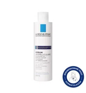 La Roche-Posay Kerium, szampon przeciwłupieżowy, włosy tłuste, 200 ml