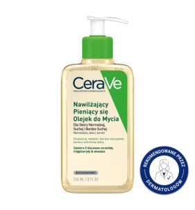 CeraVe, nawilżający pieniący się olejek do mycia, 236 ml