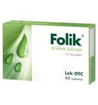 Folik, 0,4 mg, tabl., 60 szt,bl(2x30)