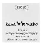 Ziaja Kozie Mleko, krem 2, odżywianie i wygładzanie do cery suchej, 50 ml