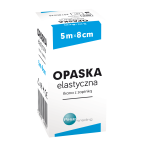 Opaska elastyczna, tkana, z zapinką, 5 m x 8 cm, 1 szt. (Paso)