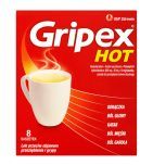Gripex Hot, proszek do sporządzania roztworów, 8 saszetek