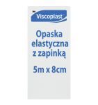Viscoplast, opaska elastyczna z zapinką, 5 m x 8 cm, 1 szt.