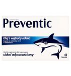 Preventic Extra 500, olej z wątroby rekina, kapsułki, 60 szt.