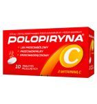 Polopiryna C, tabletki musujące, 10 szt.