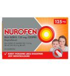 Nurofen dla dzieci, 125 mg, czopki, 10 szt.