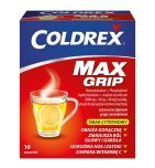 Coldrex MaxGrip, proszek do sporządzania roztworu doustnego w saszetkach, smak cytrynowy, 10 szt.