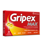Gripex Max, tabletki powlekane, 20 szt.