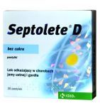 Septolete D, pastyl.twarde,bez cukru, 30 szt