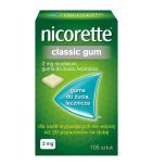 Nicorette Classic Gum, 2 mg, guma do żucia, 105 szt.