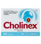 Cholinex, 150 mg, pastylki do ssania (bez cukru), 24 szt.