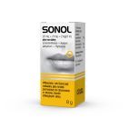 SONOL, (21 mg + 21 mg + 2 mg)/1 ml, płyn na skórę (Levomentholum + Acidum salicylicum + Thymolum), Dostępne są opakowania po 8 g.