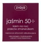 Ziaja, jaśmin w kremie przeciw zmarszczkom 50+ na noc, 50 ml