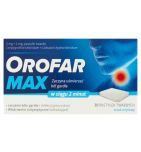 Orofar MAX, 2 mg+1 mg, pastylki twarde, 30 szt.