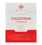 Colostrum z bananem Genactiv, proszek, saszetki, 30 szt.