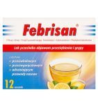 Febrisan, proszek musujący o smaku cytrynowym, 5 g, saszetki, 12 szt.