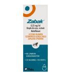 ZABAK, 0,25 mg/ml, krople do oczu, roztwór, Lek ZABAK to krople do oczu w postaci roztworu dostępne w butelce wielodawkowej o pojemności 5 ml.