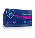 Olimp Flexagen, proszek w saszetkach o smaku malinowym, 12 g, 30 szt.