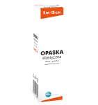 Opaska elastyczna, tkana, z zapinką, 5 m x 15 cm, 1 szt. (Paso)