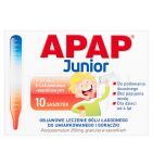 Apap Junior, 250 mg, granulat, 10 saszetek