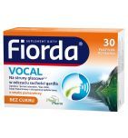 Fiorda Vocal o smaku pomarańczy, pastylki do ssania, 30 szt.
