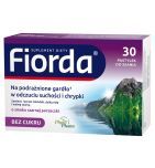 Fiorda, pastylki do ssania o smaku czarnej porzeczki, 30 szt.