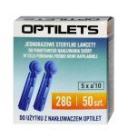 OptiLets, jednorazowe, sterylne lancety,  50 szt.