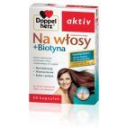 Doppelherz aktiv Na włosy + Biotyna, kapsułki, 30 szt.