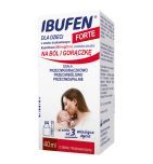 Ibufen forte dla dzieci o smaku truskawkowym, 200 mg/5 ml, zawiesina doustna, 40 ml